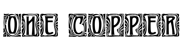 Art-Nouveau Initial  Free Fonts Download