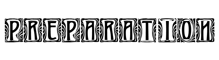 Art-Nouveau Initial  Free Fonts Download