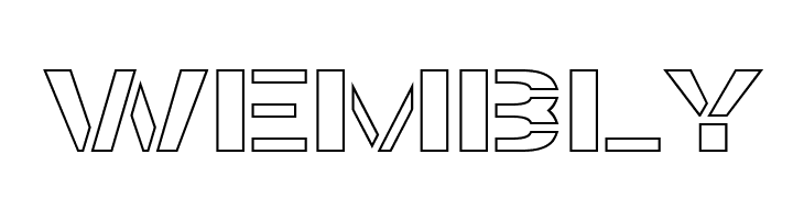 Trafaret Kit Transparent  Free Fonts Download