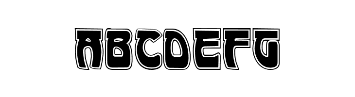 Art-Nouveau 1895-Contour  Free Fonts Download