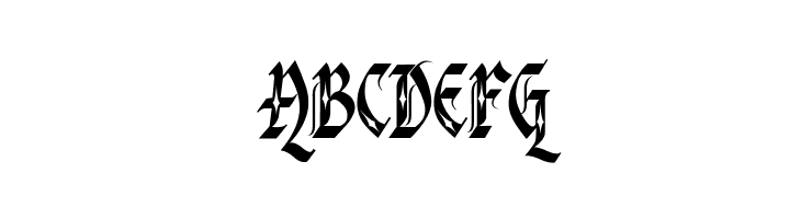 Verona Gothic Flourishe  Free Fonts Download