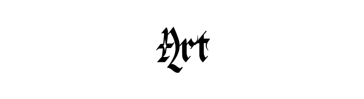 Verona Gothic Flourishe  Free Fonts Download