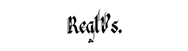 Verona Gothic Flourishe  Free Fonts Download