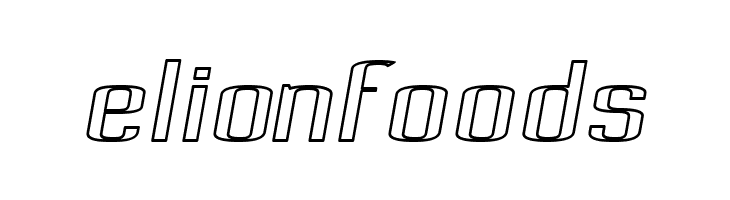 Pecot Outline Oblique  Free Fonts Download