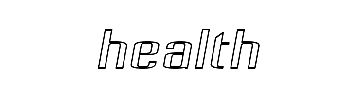 Pecot Outline Oblique  Free Fonts Download