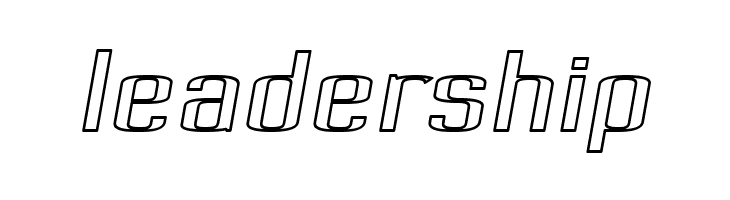 Pecot Outline Oblique  Free Fonts Download