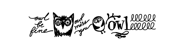 Owlmazing  Free Fonts Download