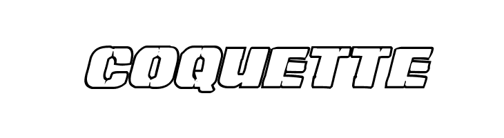 Left Hand Luke Bold Outline Italic  Free Fonts Download