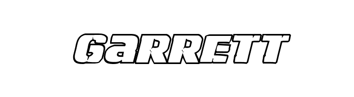 Left Hand Luke Bold Outline Italic  Free Fonts Download