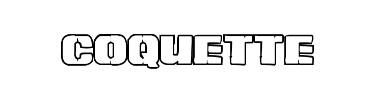 Left Hand Luke Bold Outline  Free Fonts Download