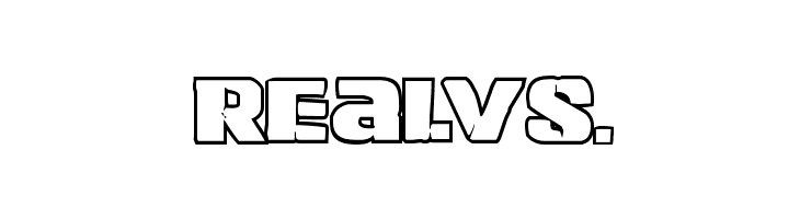 Left Hand Luke Bold Outline  Free Fonts Download