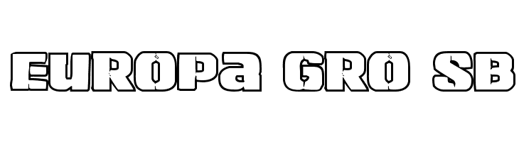 Left Hand Luke Bold Outline  Free Fonts Download