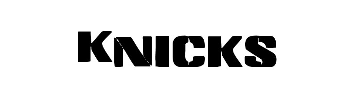 Left Hand Luke Staggered  Free Fonts Download