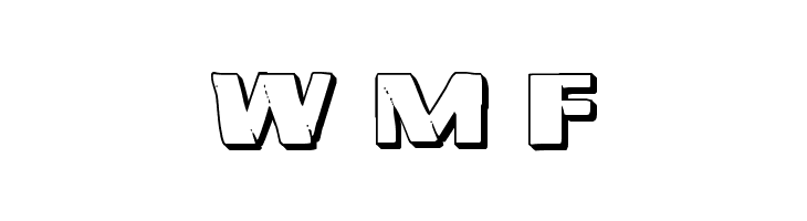 Left Hand Luke 3D  Free Fonts Download