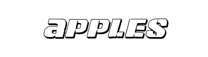 Left Hand Luke 3D Italic  Free Fonts Download