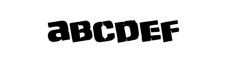 Left Hand Luke Rotated  Free Fonts Download