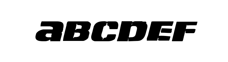 Left Hand Luke Expanded Italic  Free Fonts Download