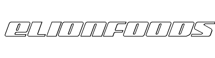 Michigan Outline Italic  Free Fonts Download