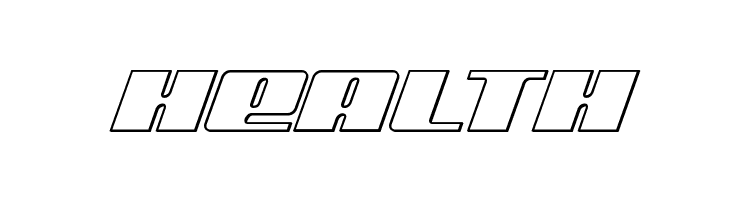 Michigan Outline Italic  Free Fonts Download