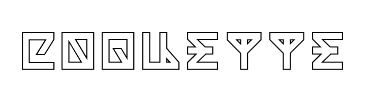 Alpha Outline  Free Fonts Download