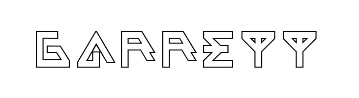 Alpha Outline  Free Fonts Download