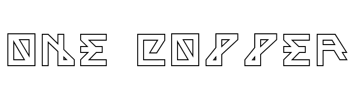 Alpha Outline  Free Fonts Download