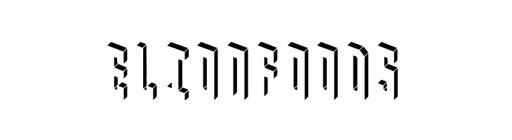 Blockbaq Inverted  Free Fonts Download