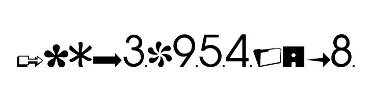 CommonBullets  Free Fonts Download