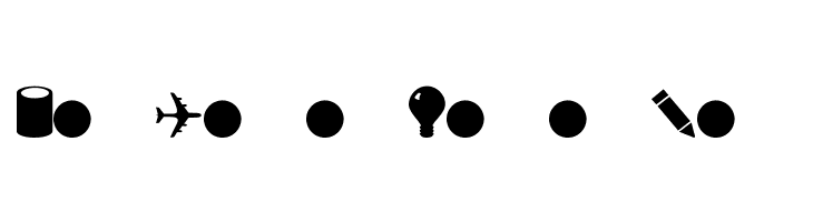 CommonBullets  Free Fonts Download