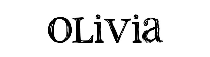 olivia 2Peas old type Font