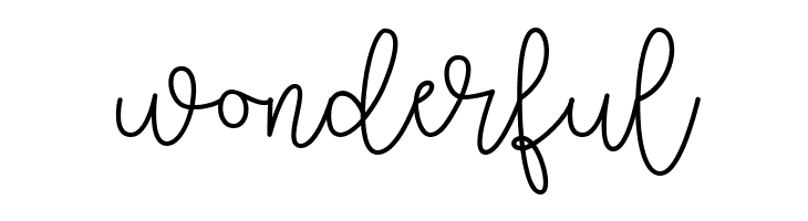 wonderful Better Together Demo Font