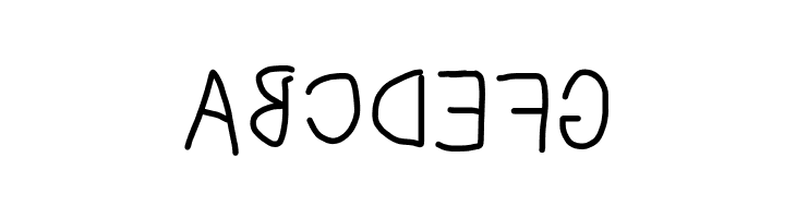 NumbBunny Reversed  Free Fonts Download