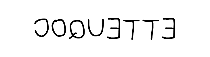 NumbBunny Reversed  Free Fonts Download