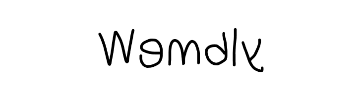 NumbBunny Reversed  Free Fonts Download