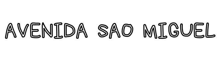 NumbBunny Bold Outline  Free Fonts Download