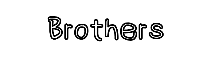 NumbBunny Bold Outline  Free Fonts Download