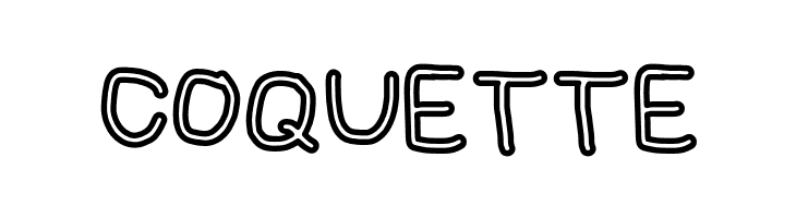 NumbBunny Bold Outline  Free Fonts Download
