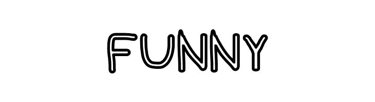 NumbBunny Bold Outline  Free Fonts Download
