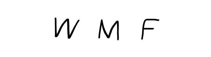 NumbBunny Wide Italic  Free Fonts Download