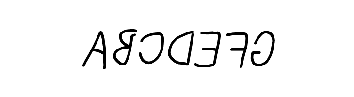 NumbBunny Reversed Italic  Free Fonts Download