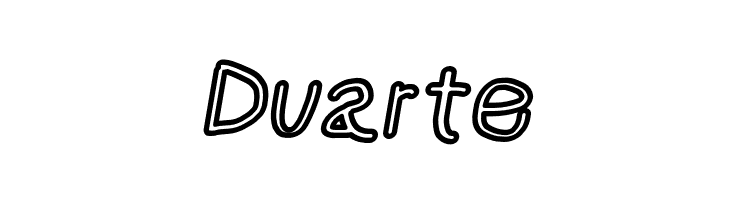 NumbBunny Bold Outline Italic  Free Fonts Download