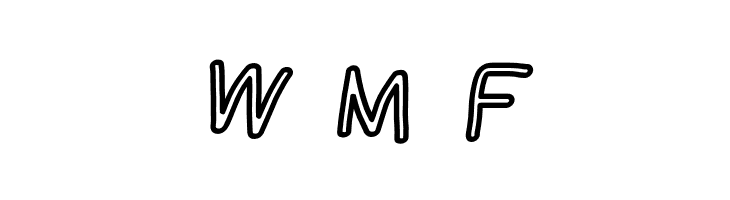 NumbBunny Bold Outline Italic  Free Fonts Download