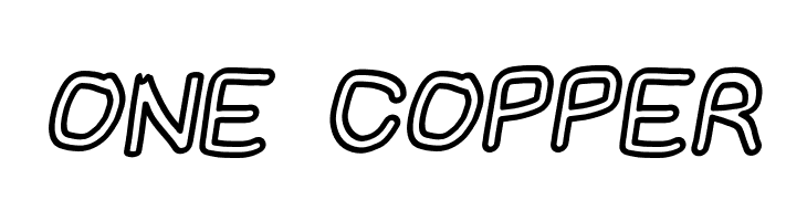 NumbBunny Black Outline Italic  Free Fonts Download