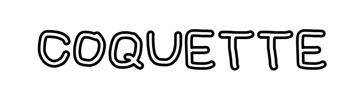 NumbBunny Black Outline  Free Fonts Download