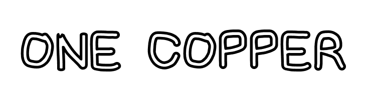 NumbBunny Black Outline  Free Fonts Download