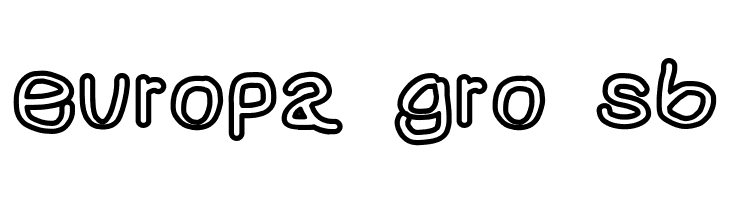 NumbBunny Black Outline  Free Fonts Download