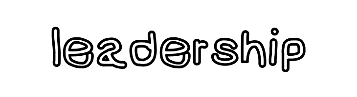 NumbBunny Black Outline  Free Fonts Download