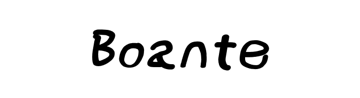 NumbBunny Black Italic  Free Fonts Download