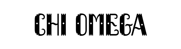 CHI%2BOMEGA Dacquoise-Regular Font