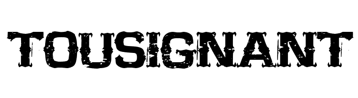TOUSIGNANT CF Farwest Regular Font